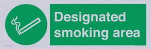 Designated smoking area